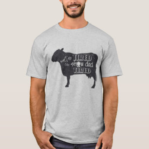 Camiseta El papá de la demostración cansó la demostraci