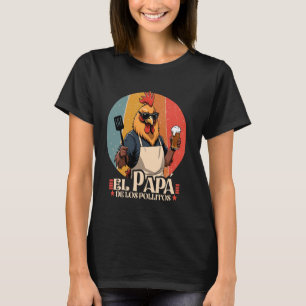 Camiseta El Papa de lo pollitos divertido Dia del Padre