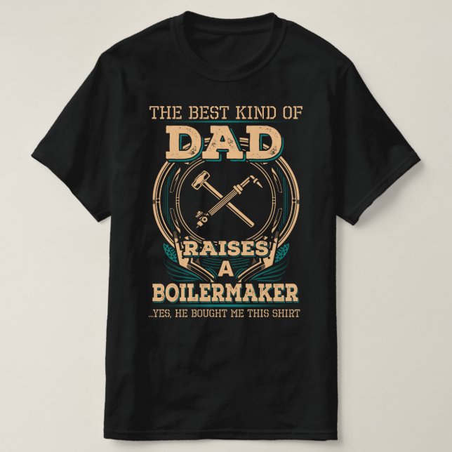 Camiseta El papá del orgulloso fabricante de libros (Diseño del anverso)