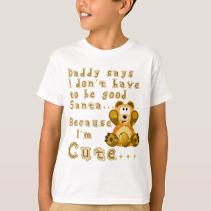 Camiseta El papá dice im Santa.png lindo