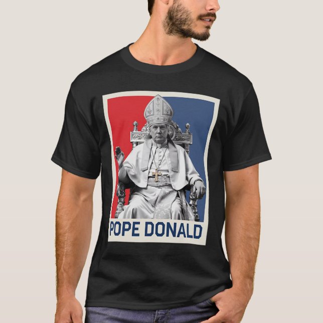 Camiseta El Papa Donald Trump (Anverso)
