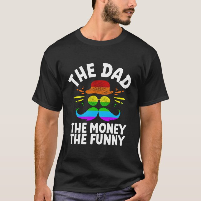Camiseta El Papá El Dinero Que El Padre Humor De Papi Testi (Anverso)