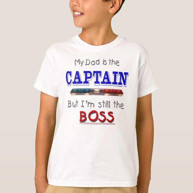 Camiseta El papá es capitán (Anverso)