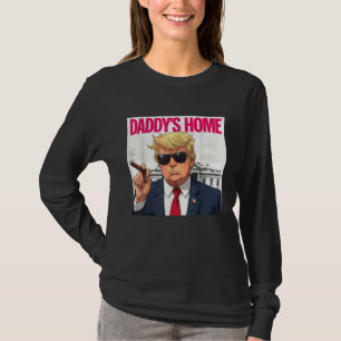 Camiseta El papá está en casa Casa Blanca Rosa Trump 2024 M