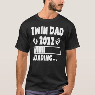 Camiseta El papá gemelo de gemelos 2022 esperando el padre