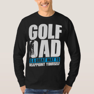 Camiseta El Papá Golf De Los Hombres Es Una Gran Manera De