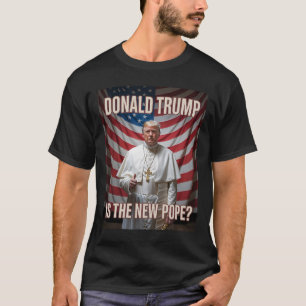 Camiseta El Papa Gracioso Y El Presidente Donald Trump5