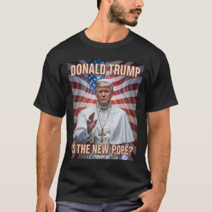 Camiseta El Papa Gracioso Y El Presidente Donald Trump9
