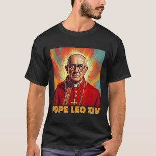 Camiseta El Papa Leo Xiv Nuevo Papa Americano 2025 Divertid