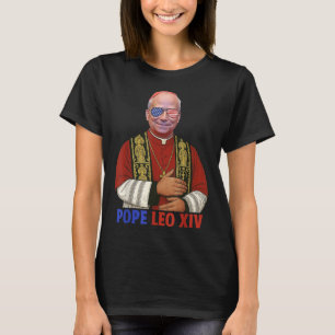 Camiseta El Papa Leo Xiv Nuevo Papa Americano 2025 Divertid