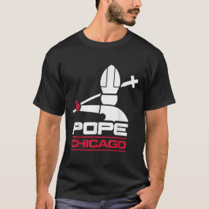 Camiseta El Papa Leo Xiv Shirt Chicago Baseball