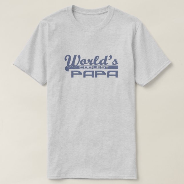 Camiseta El papá más frío del mundo (Diseño del anverso)