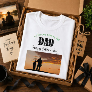 Camiseta El Papá Más Genial de Todos Retro Atardecer Día de