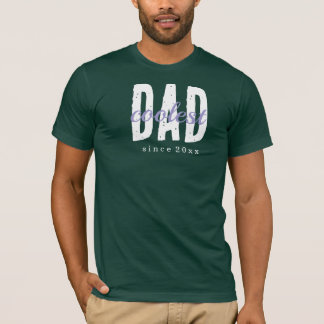 Camiseta El Papá Más Genial Desde 20XX Moderno Simple Elega
