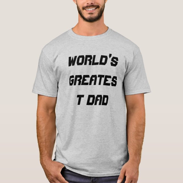 Camiseta El papá más grande del mundo (Anverso)