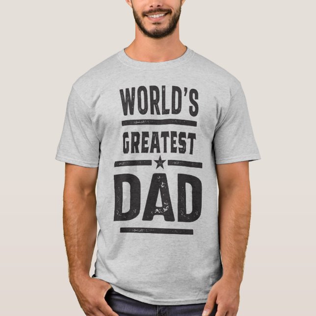 Camiseta El papá más grande del mundo (Anverso)