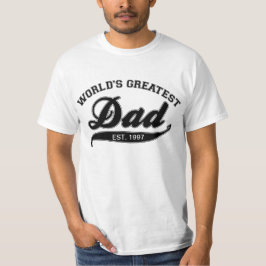 Camiseta El papá más grande del mundo, EST. ¿199?