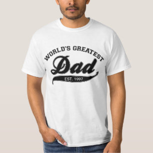 Camiseta El papá más grande del mundo, EST. ¿199?