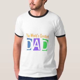 Camiseta El papá más grande del mundo retro