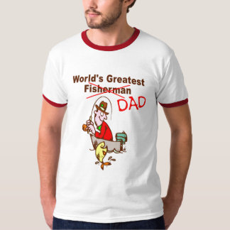 Camiseta El papá más grande del pescador del mundo