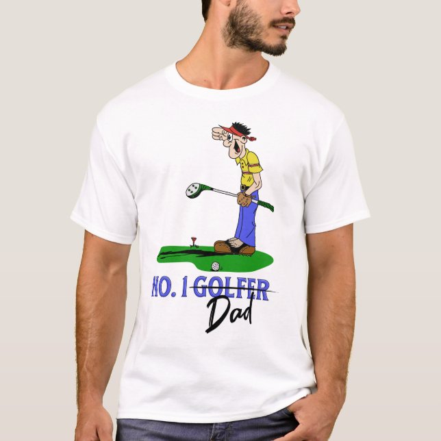 Camiseta El papá No. 1 golfista (Anverso)