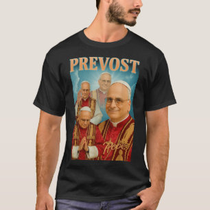 Camiseta El Papa Prevota A León Xiv, Camisas Católicas