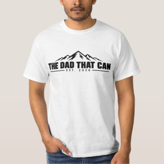 Camiseta El Papá Que Puede - Logotipo frontal y trasero