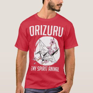 Camiseta El Papel Origami Crane Sakura Orizuru Es Mi Espíri