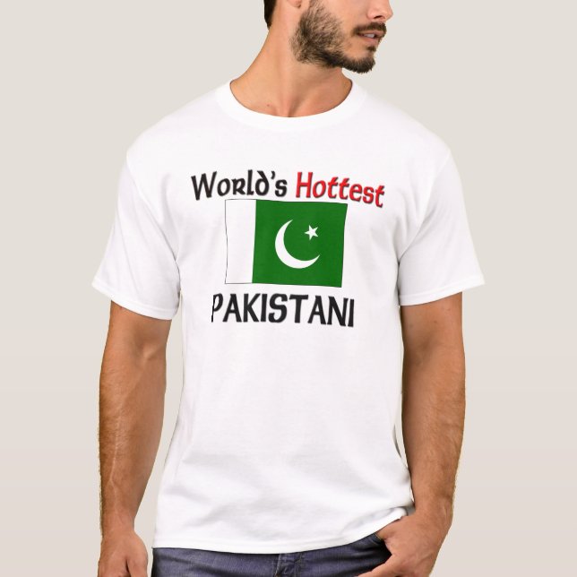 Camiseta El paquistaní más caliente del mundo (Anverso)