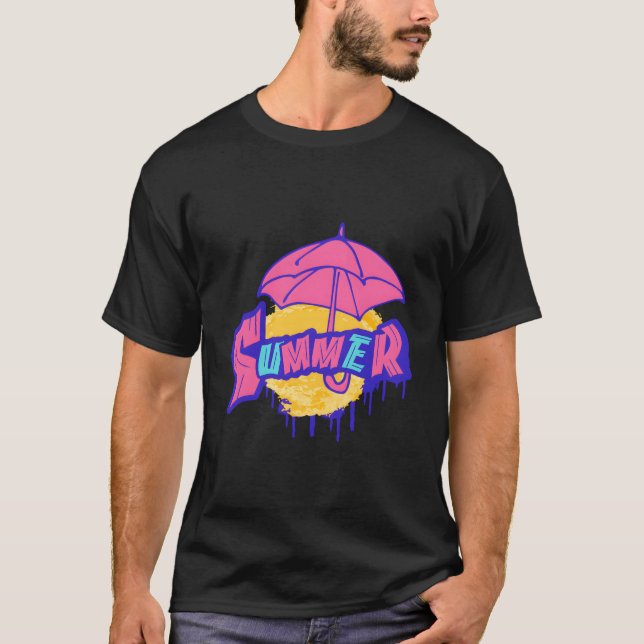 Camiseta El paraguas de los planes de verano (Anverso)