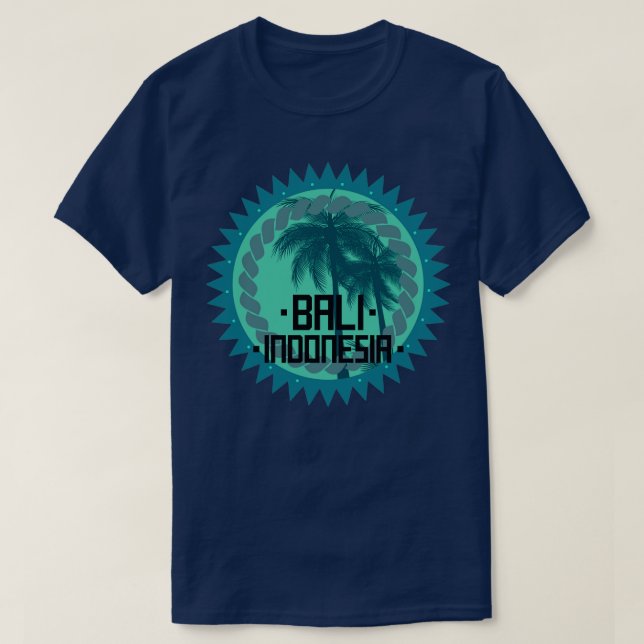 Camiseta El paraíso de verano balinés Indonesia Bali (Diseño del anverso)