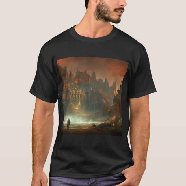 Camiseta El páramo del amanecer roto (Anverso)