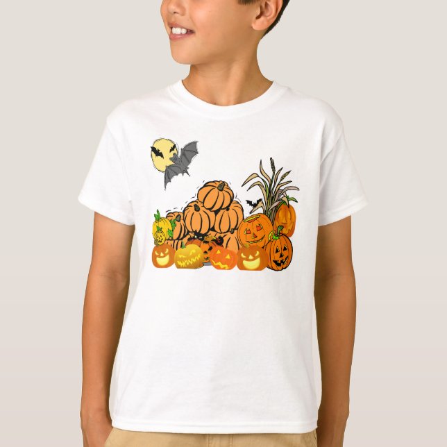 Camiseta El parche de calabaza - (Anverso)
