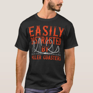 Camiseta El Parque De Atracciones Roller Coaster Distrado F