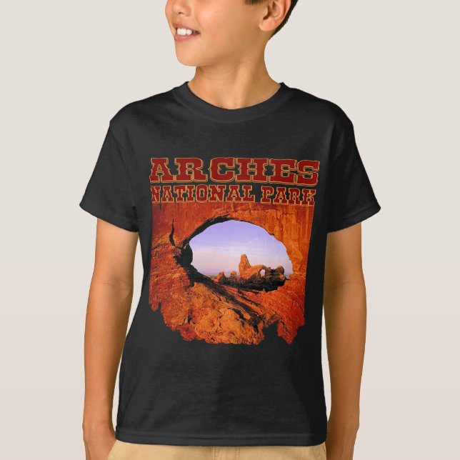 Camiseta El parque nacional de los arcos embroma la (Anverso)