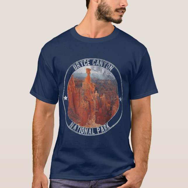 Camiseta El Parque Nacional del Cañón de Bryce angustió a l (Anverso)