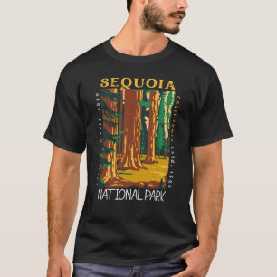 Camiseta El Parque Nacional Sequoia, California, con proble