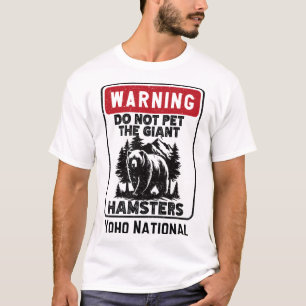 Camiseta El Parque Nacional Yoho Mascota Grizzly Bear