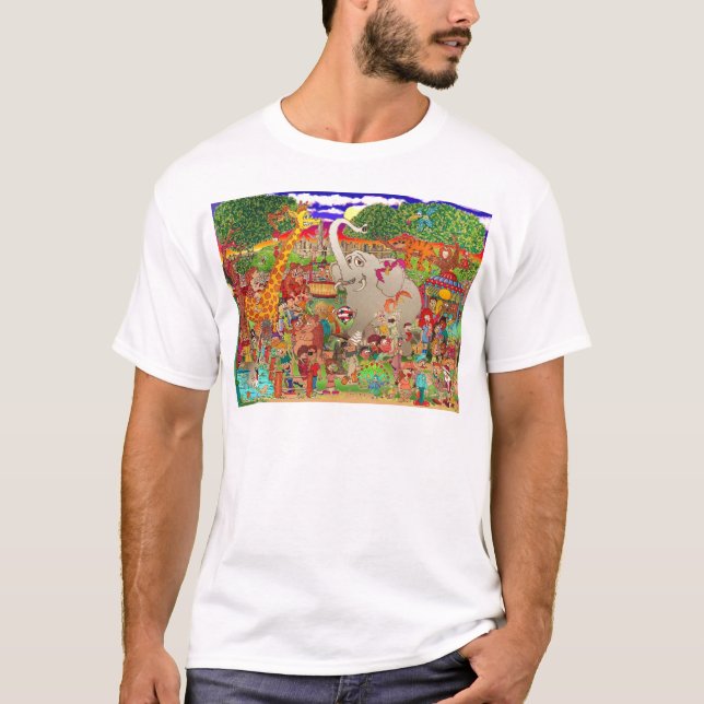 Camiseta El parque zoológico de Bronx libertado (Anverso)