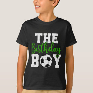 Camiseta El partido de fútbol de cumpleaños del niño a jueg