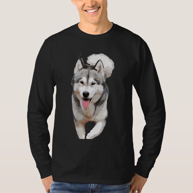 Camiseta El paseo Husky (Anverso)