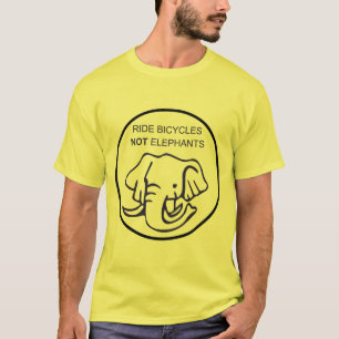 Camiseta El paseo monta en bicicleta no elefantes