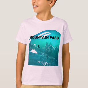 Camiseta El paso de montaña embroma el esquí