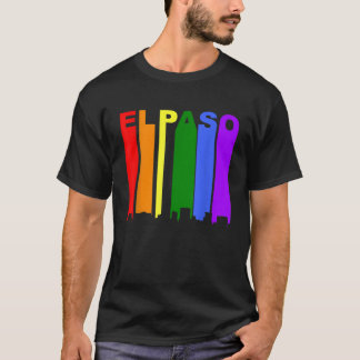 Camiseta El Paso Texas LGBTQ Orgullo Gay Esquina Arcoiris T