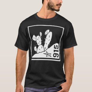 Camiseta El Paso Texas Montañas Cactus