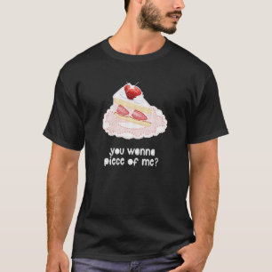 Camiseta El pastel de pixel arte irónico sarcástico gracios
