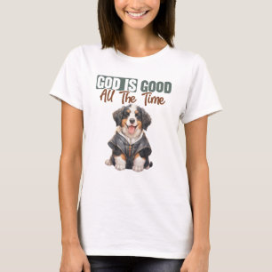 Camiseta El Pastor de Perro de Montaña de Berna Dios es bue