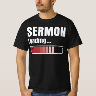 Camiseta El Pastor Sermon Cargando Divertido