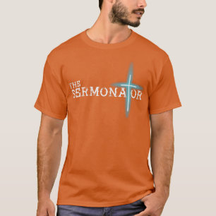 Camiseta El pastor sermoneador aprecia la cruz cristiana