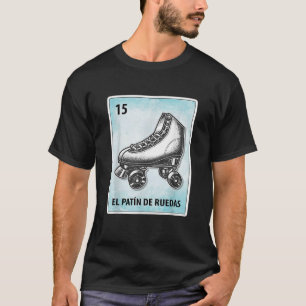 Camiseta El Patin De Ruedas Cartas De Patinaje Patrocinado 